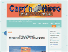 Tablet Screenshot of captn-hippo.com
